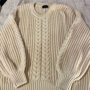 NEW VICI Cable Knit Sweater